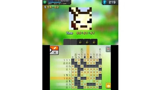 Pokémon Picross — Screenshoty