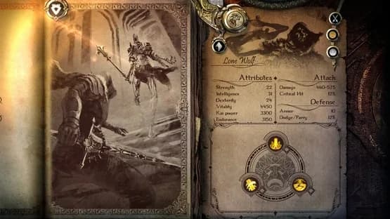 Joe Dever's Lone Wolf: HD Remastered — Screenshoty