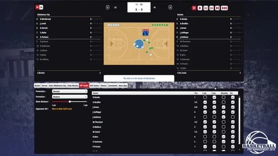 Basketball Pro Management 2015 — Screenshoty
