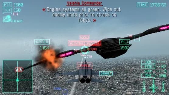 Ace Combat: Joint Assault — Screenshoty