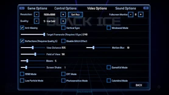 Black Ice — Screenshoty