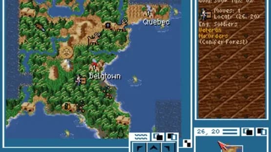 Sid Meier's Colonization — Screenshoty