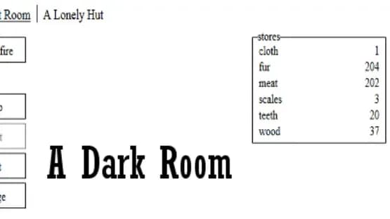 A Dark Room — Screenshoty