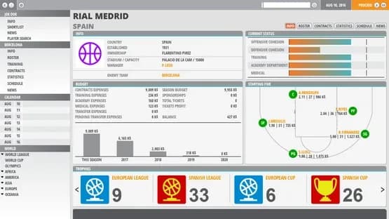 World Basketball Manager 2 — Screenshoty