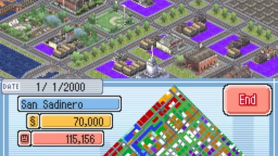 SimCity DS — Screenshoty