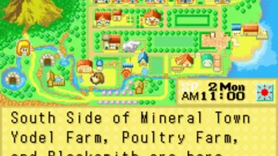 Harvest Moon: More Friends of Mineral Town — Screenshoty