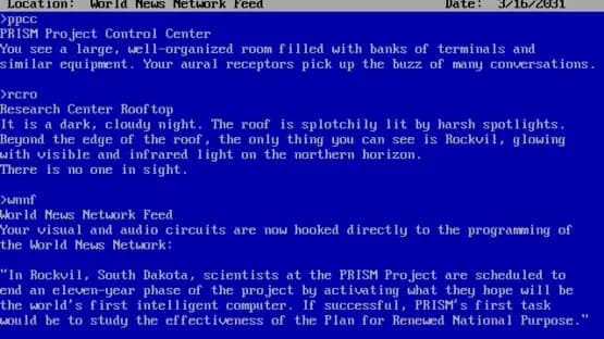 A Mind Forever Voyaging — Screenshots