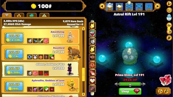 Clicker Heroes — Screenshoty