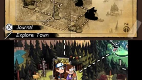 Gravity Falls: Legend of the Gnome Gemulets — Screenshoty