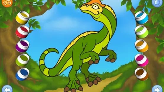 Dinosaurs - Connect the Dots and Add Colors — Screenshots