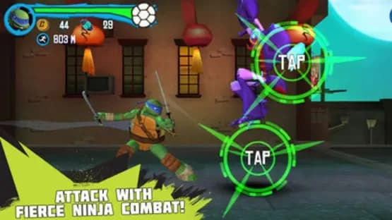 Teenage Mutant Ninja Turtles: Rooftop Run — Screenshoty