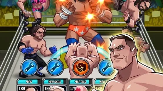 WWE Tap Mania — Screenshoty