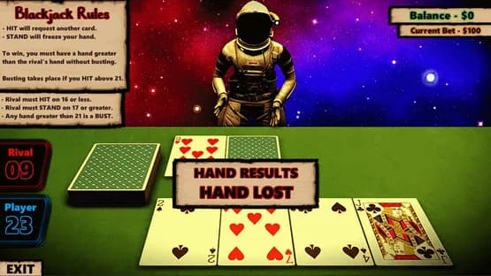 Blackjack In Space — Screenshots