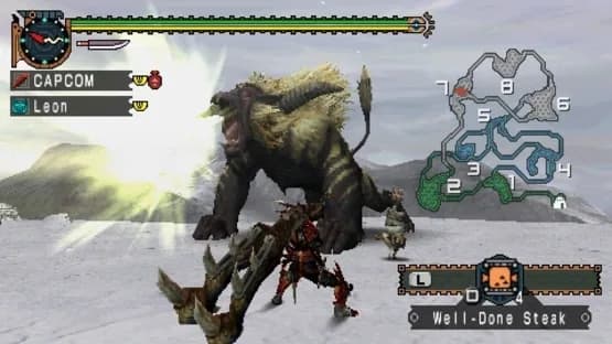 Monster Hunter Freedom Unite — Screenshoty