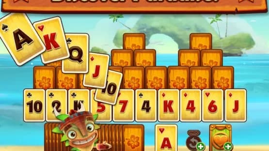 Tiki Solitaire TriPeaks — Screenshoty