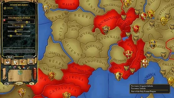 For The Glory: A Europa Universalis Game — Screenshoty