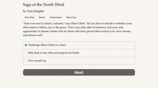 Saga of the North Wind — Screenshoty