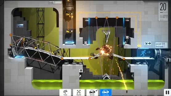 Bridge Constructor Portal — Screenshoty