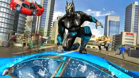 Panther Superhero City Battle — Screenshoty