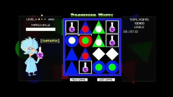 Professor Watts: Memory Match — Screenshoty