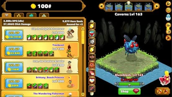Clicker Heroes — Screenshoty