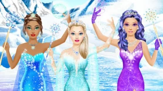 Ice Queen Salon - Girls Makeup and Dressup Game — Screenshots