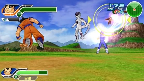 Dragon Ball Z: Tenkaichi Tag Team — Screenshoty