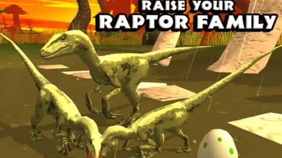 Jurassic Life: Velociraptor Dinosaur Simulator — Screenshoty