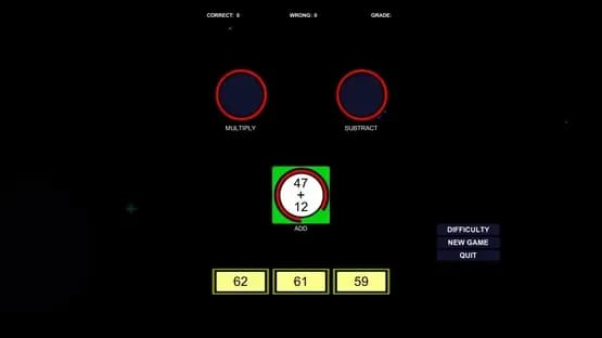 Math Speed Challenge — Screenshoty