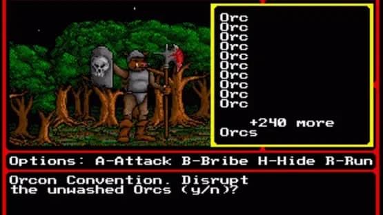 Might and Magic II: Gates to Another World — Screenshoty