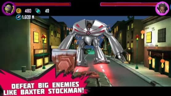 Teenage Mutant Ninja Turtles: Rooftop Run — Screenshoty
