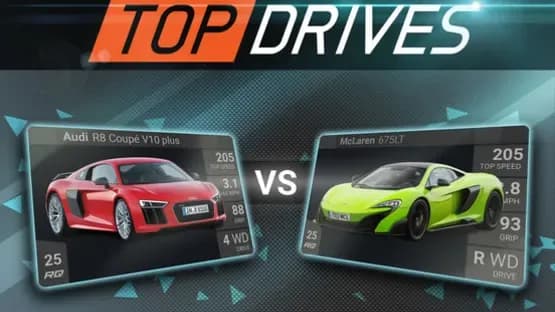 Top Drives — Screenshoty