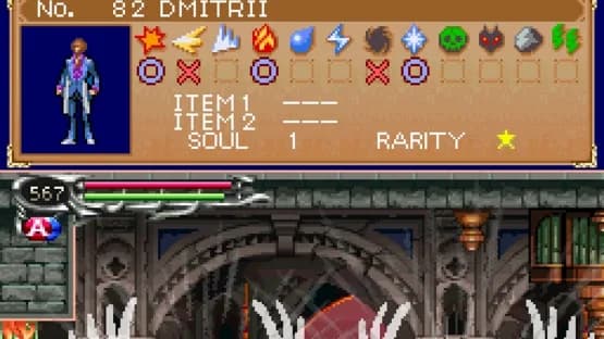 Castlevania: Dawn of Sorrow — Screenshoty