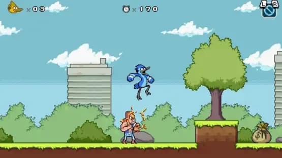 Regular Show: Mordecai and Rigby in 8-Bit Land — Screenshoty