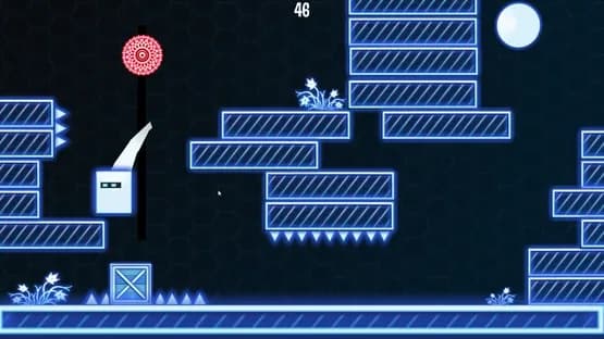 2D Neon Cube — Screenshots