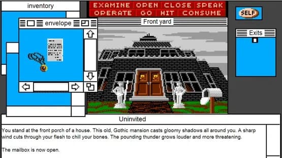 Uninvited: MacVenture Series — Screenshoty