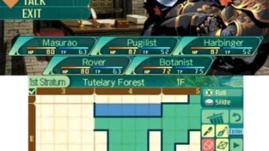 Etrian Odyssey V: Beyond the Myth — Screenshoty