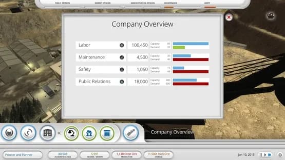 Mining Industry — Screenshots
