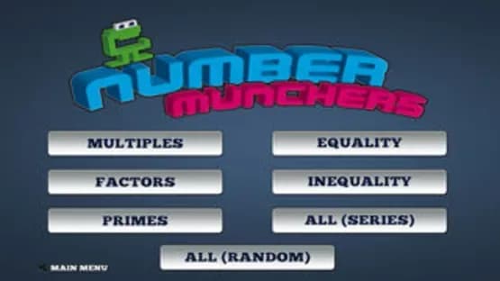 Number Munchers — Screenshoty