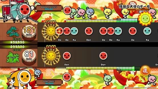 Taiko no Tatsujin: Drum Session — Screenshoty