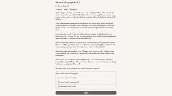 Samurai of Hyuga Book 2 — Screenshoty