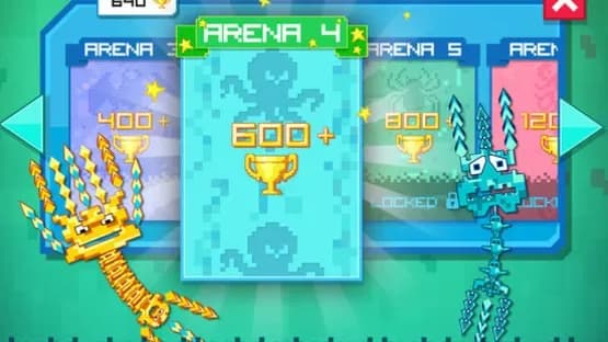 Pixel Sword Fish io — Screenshoty