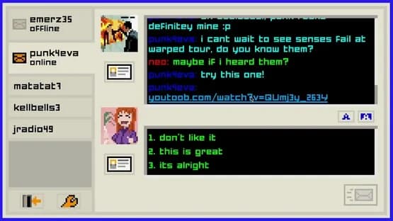 Emily Is Away Too — Screenshoty