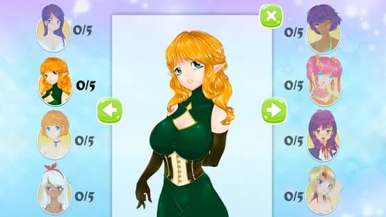 Mahjong Pretty Manga Girls — Screenshoty