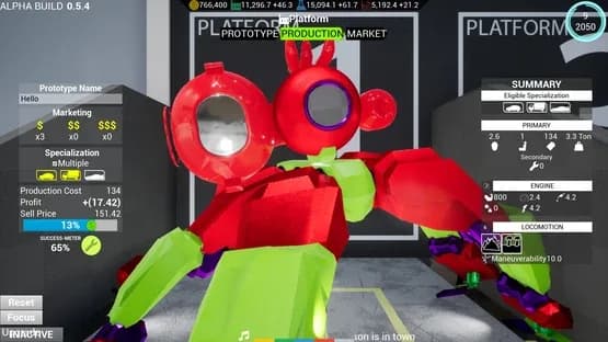 Mechsprofit — Screenshoty