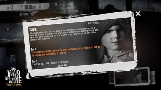 This War of Mine: The Little Ones — Screenshoty