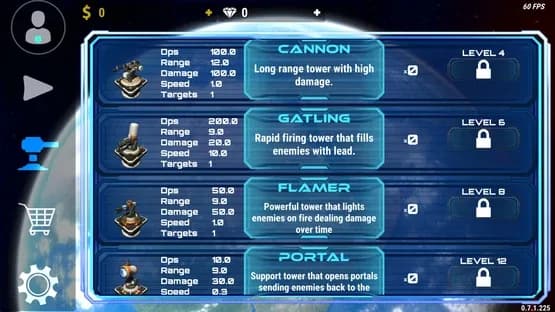 Space Panic Defense — Screenshoty