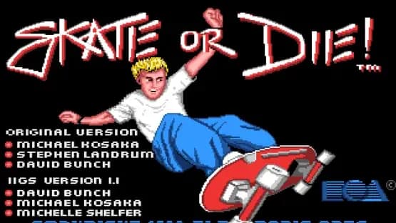 Skate or Die — Screenshoty