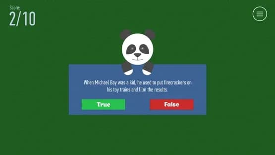 True or False — Screenshoty