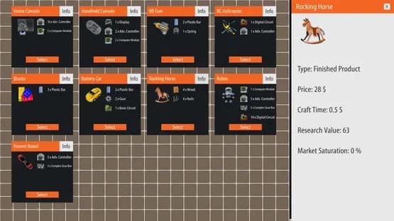 Factory Engineer — Screenshots